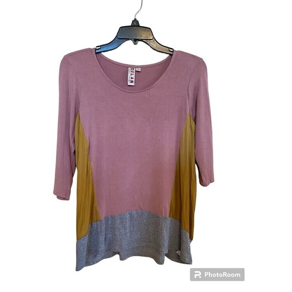 Anthropologie Dolan Left Coast Collection Colorblock Tee Shirt XS - Picture 1 of 4